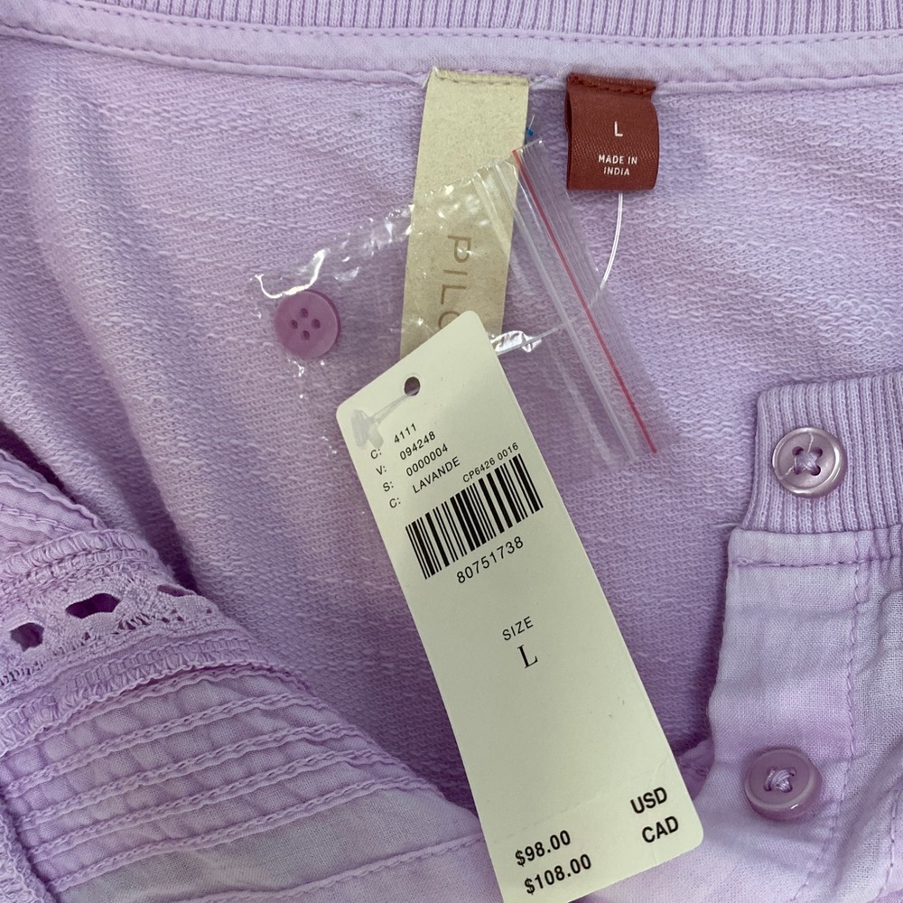 Anthropologie Pilcro Pintuck Sweatshirt - Picture 11 of 12